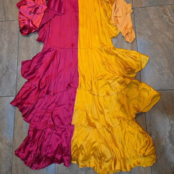 Maxi Ruffle Dress L. - Picture 14 of 16